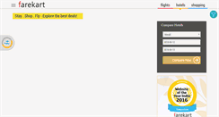 Desktop Screenshot of farekart.com